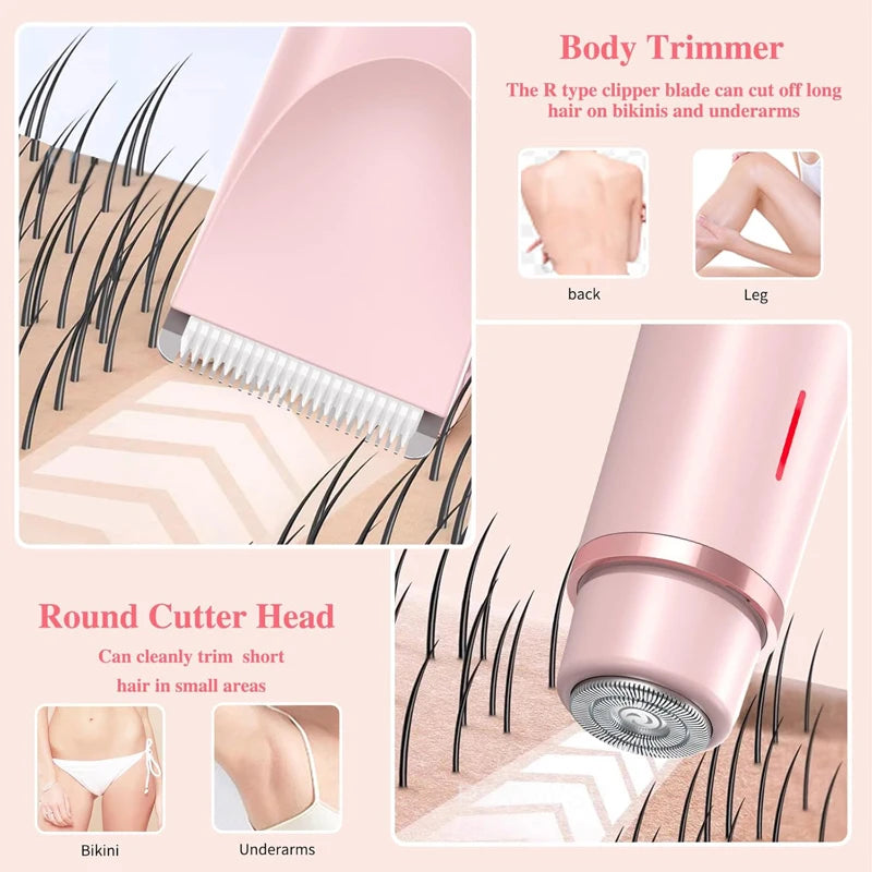 Onyra Professional Electric Razor Women 2024 - 2-in-1 Bikini WaterProof