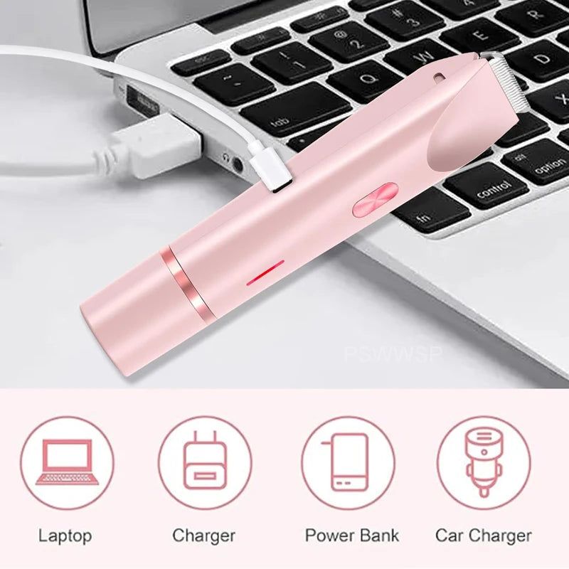 Onyra Professional Electric Razor Women 2024 - 2-in-1 Bikini WaterProof